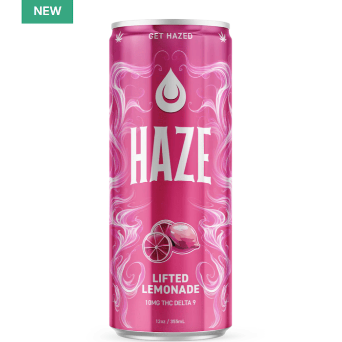 HAZE - Lifted Lemonade 10mg THC Infused Beverage