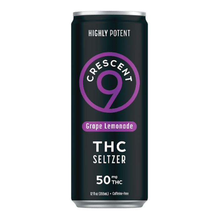 Crescent Canna Grape Lemonade 50mg THC Seltzer