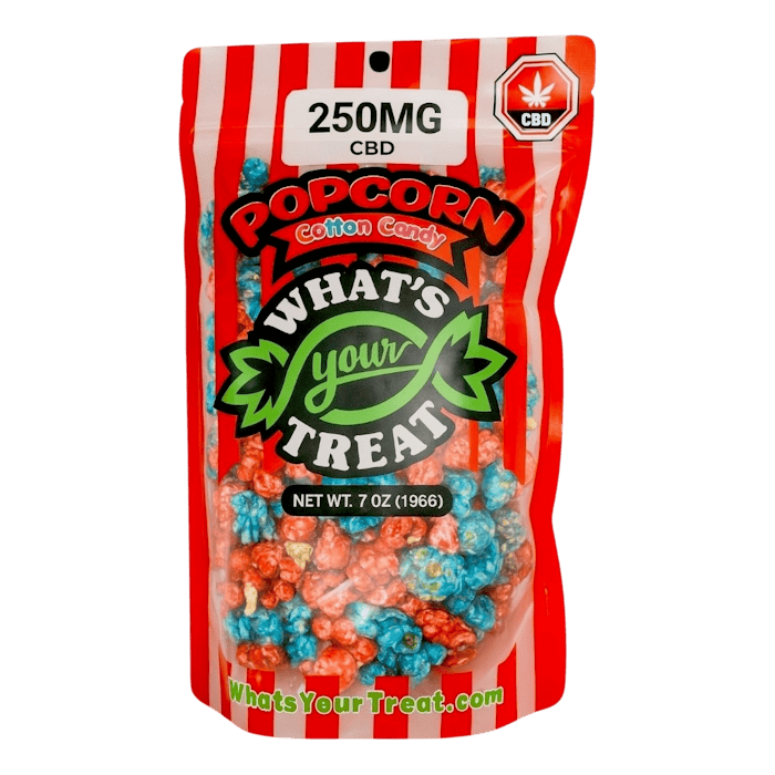 What's Your Treat - Cotton Candy 250mg CBD Popcorn