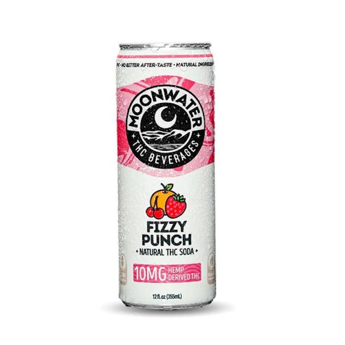 Moonwater Fizzy Punch 10mg Natural THC Soda