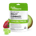Erth Wellness Full Spectrum Relief Gummies with 1500mg CBD + 75mg THC (Strawberry Kiwi)