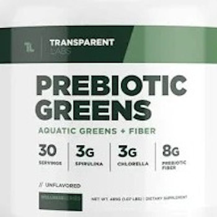 Transparent Labs Prebiotic Greens Drink Mix Pouch