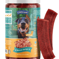 CBDrool Bacon Strips Dog Treats with 200mg CBD