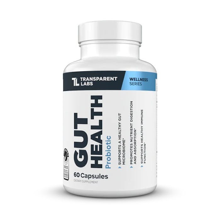 Transparent Labs Gut Health Probiotic 100 Billion CFU Capsules