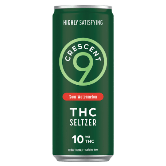 Crescent Canna Sour Watermelon 10mg THC Seltzer