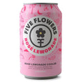 Five Flowers Rosé Lemonade Cooler with 5mg Delta-9 THC + 5mg CBD